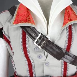 Assassin's Creed II Ezio Cosplay White Edition - Deluxe -Game Costumes Sales image ezio cosplay white edition 38 scaled