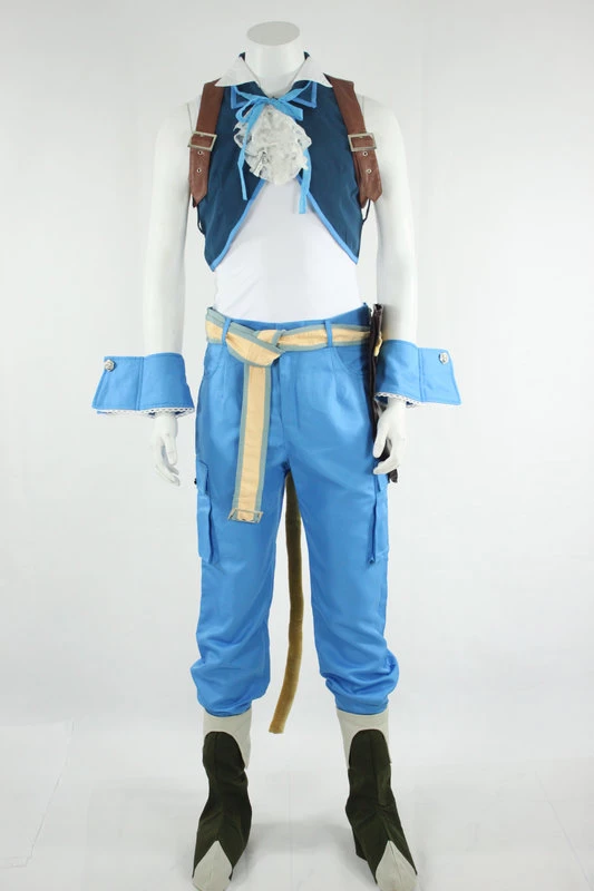 Final Fantasy IX 9 Zidane Tribal Cosplay Costume 3 Final Fantasy IX 9 Zidane Tribal Cosplay Costume