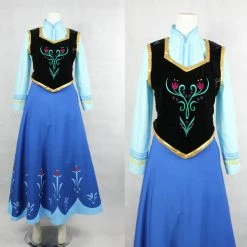 Frozen Princess Anna Cosplay Costume - Standard Edition -Game Costumes Sales image frozen princess anna cosplay costume 02 1 1