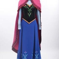 Deluxe Frozen Princess Anna Cosplay Costume