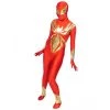 Red And Gold Spiderman Lycra Spandex Zentai Suit -Game Costumes Sales image red and gold spiderman lycra spandex zentai suit1
