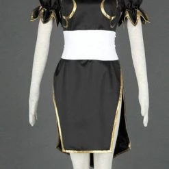 Street Fighter Black Chun Li Cosplay Costume