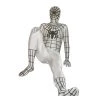 White And Black Spiderman Lycra Spandex Zentai Suit -Game Costumes Sales image white and black spiderman lycra spandex zentai suit1
