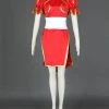 Street Fighter Red Chun Li Cosplay Costume